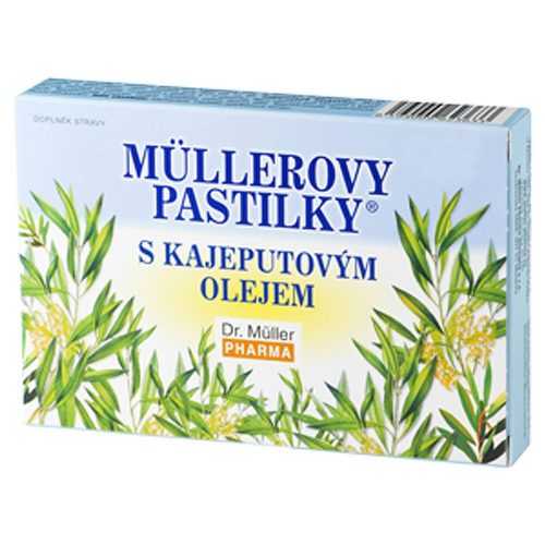 Dr. Müller Müllerovy pastilky s kajeputovým olejem 12 pastilek Dr. Müller