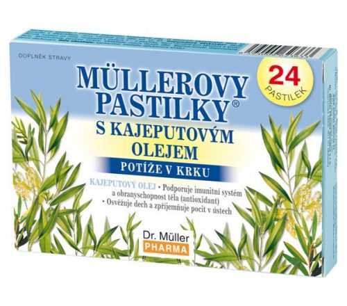 Dr. Müller Müllerovy pastilky s kajeputovým olejem 24 pastilek Dr. Müller