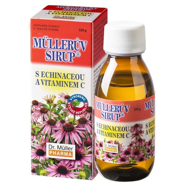 Dr. Müller Müllerův sirup s echinaceou a vitaminem C 320 g Dr. Müller