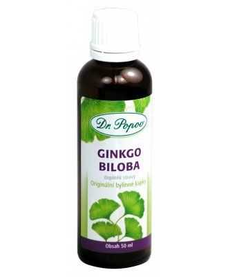 Dr. Popov Ginkgo biloba bylinné kapky 50 ml Dr. Popov