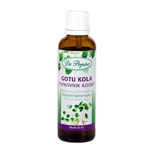 Dr. Popov Gotu kola bylinné kapky 50 ml Dr. Popov