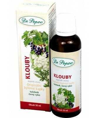 Dr. Popov Klouby bylinné kapky 50 ml Dr. Popov