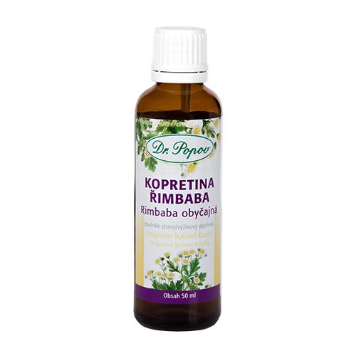 Dr. Popov Kopretina řimbaba bylinné kapky 50 ml Dr. Popov