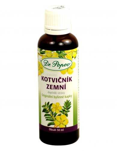 Dr. Popov Kotvičník zemní bylinné kapky 50 ml Dr. Popov