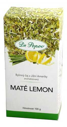 Dr. Popov Maté Lemon sypaný čaj 100 g Dr. Popov