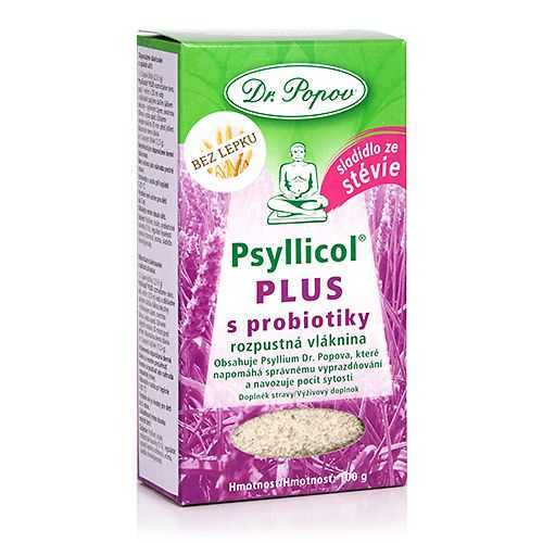 Dr. Popov Psyllicol PLUS s probiotiky 100 g Dr. Popov
