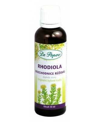 Dr. Popov Rhodiola Rozchodnice růžová bylinné kapky 50 ml Dr. Popov