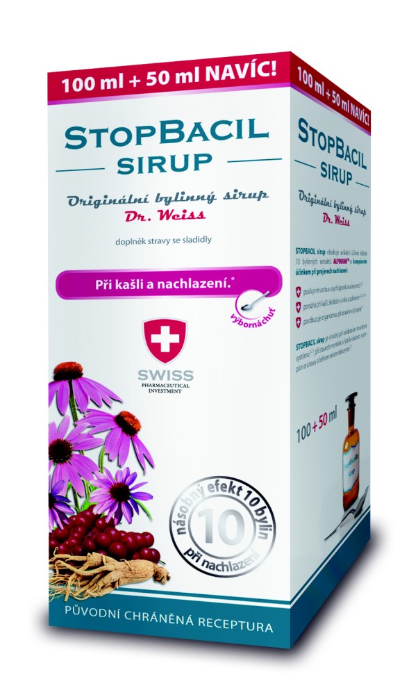Dr. Weiss STOPBACIL sirup 100+50 ml Dr. Weiss