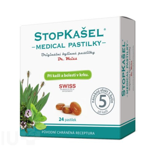 Dr. Weiss STOPKAŠEL Medical 24 pastilek Dr. Weiss