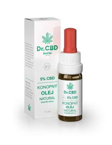 Dr.CBD 5% CBD konopný olej 10 ml Dr.CBD