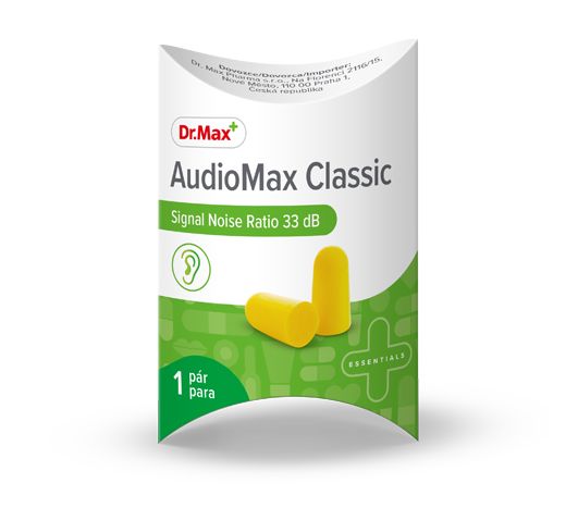 Dr.Max AudioMax Classic 33 dB chránič sluchu 1 pár Dr.Max