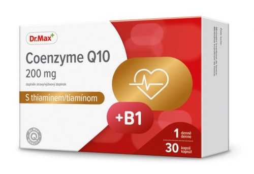 Dr.Max Coenzyme Q10 200 mg s thiaminem 30 kapslí Dr.Max