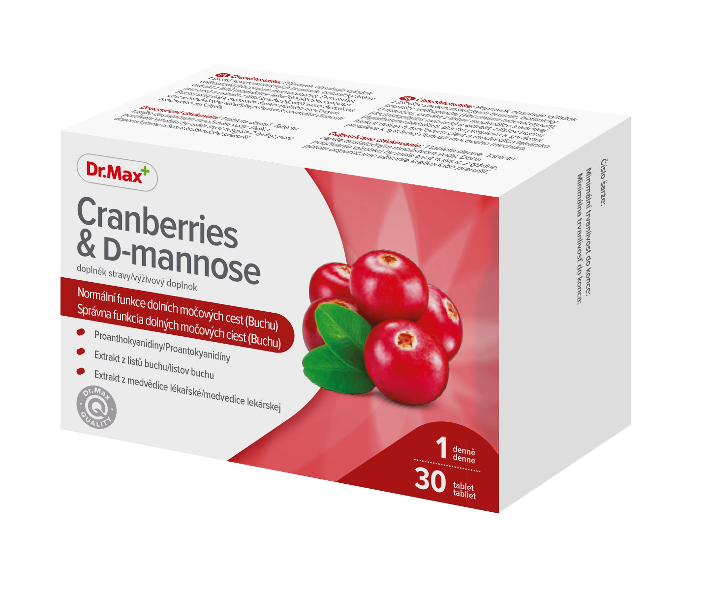 Dr.Max Cranberries & D-mannose 30 tablet Dr.Max