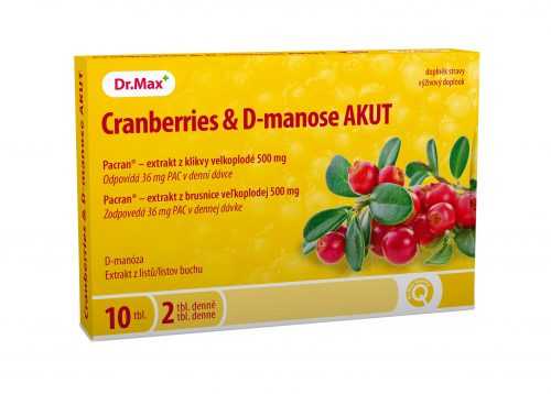 Dr.Max Cranberries & D-manose AKUT 10 tablet Dr.Max