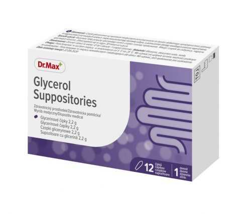 Dr.Max Glycerol Suppositories 12 čípků Dr.Max