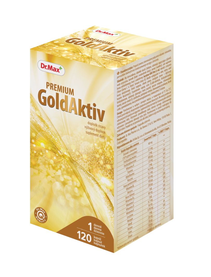 Dr.Max GoldAktiv Premium 120 kapslí Dr.Max