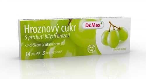 Dr.Max Hroznový cukr s hořčíkem a vitaminem B6 14 pastilek Dr.Max