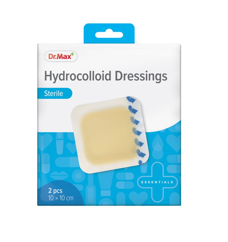 Dr.Max Hydrocolloid Dressings Sterile 10x10 cm 2 ks Dr.Max