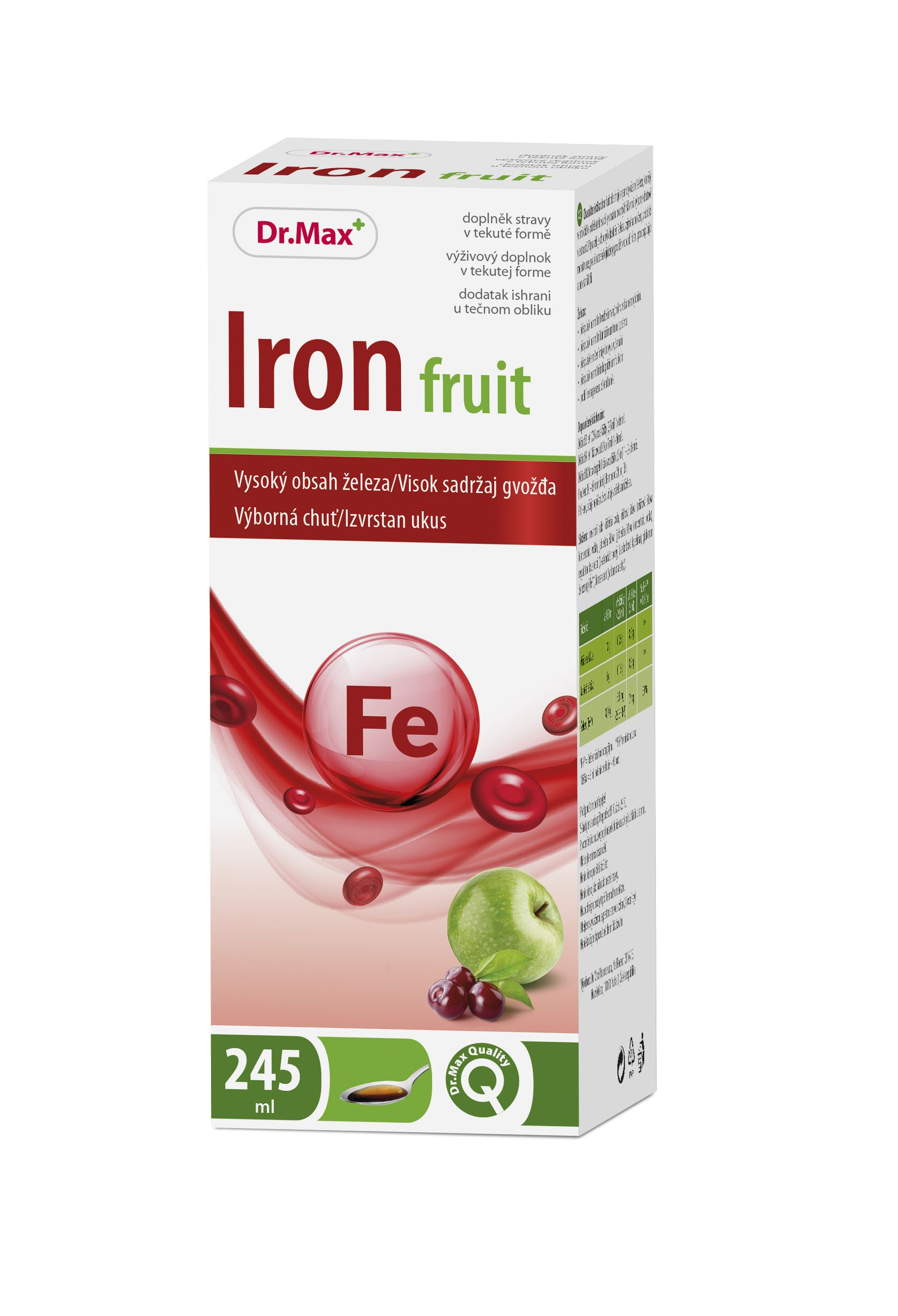 Dr.Max Iron fruit 245 ml Dr.Max