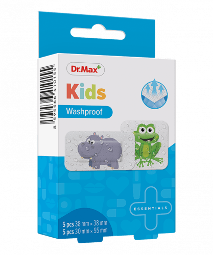 Dr.Max Kids Washproof 2 velikosti náplast 10 ks Dr.Max