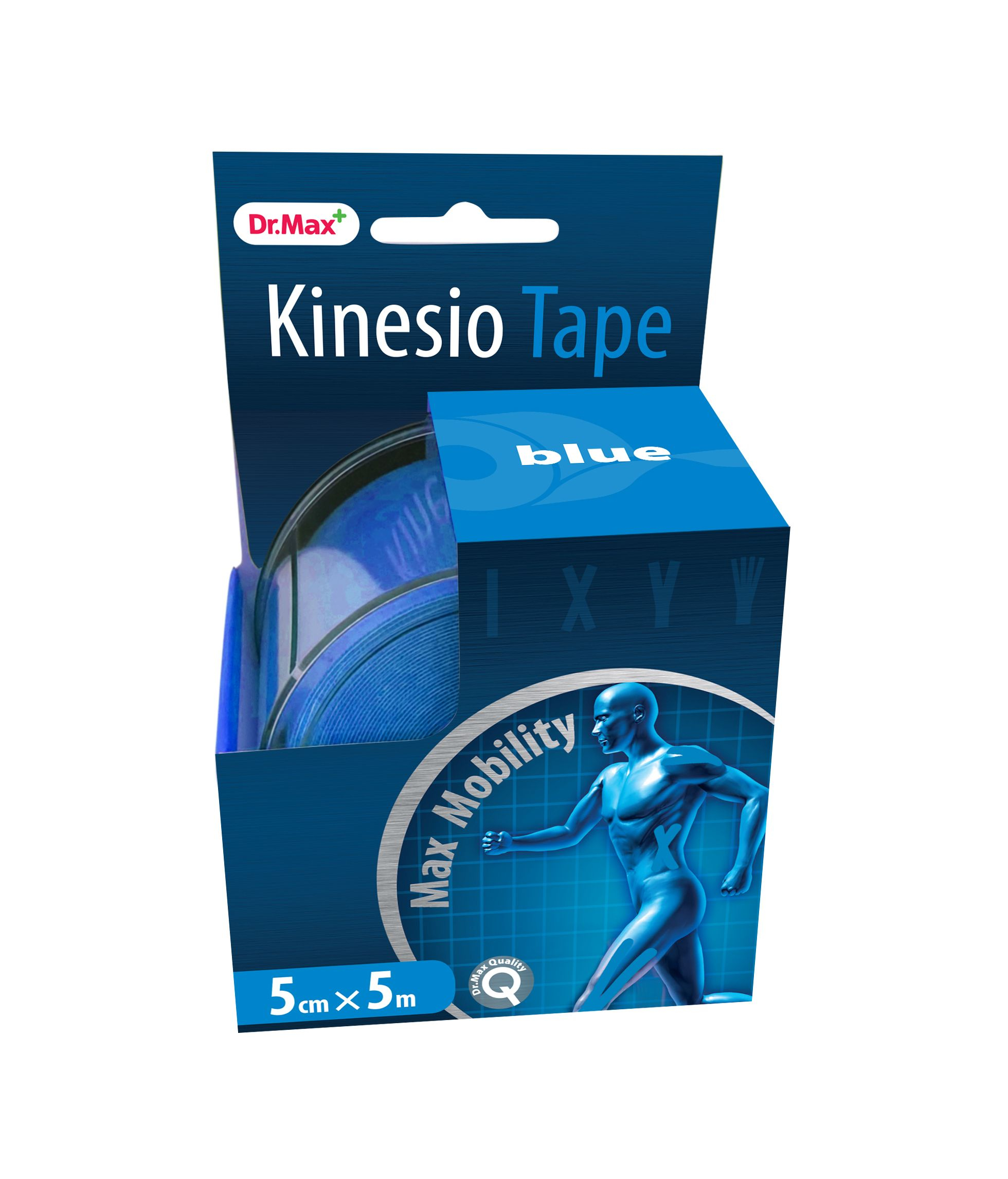 Dr.Max Kinesio Tape blue 5cm x 5m 1 ks Dr.Max