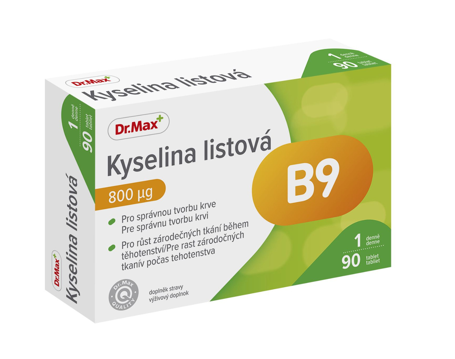 Dr.Max Kyselina listová 800 µg 90 tablet Dr.Max