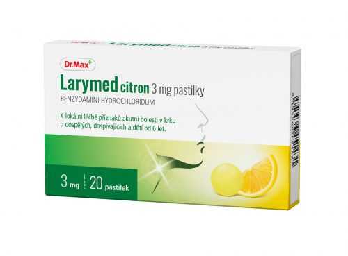 Dr.Max Larymed citron 3 mg 20 pastilek Dr.Max