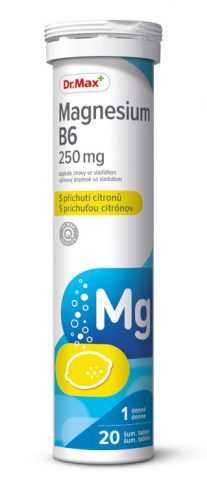 Dr.Max Magnesium B6 250 mg citron 20 šumivých tablet Dr.Max