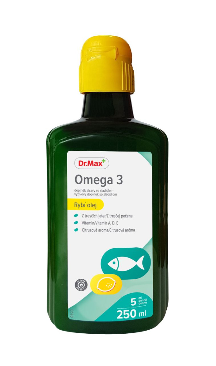Dr.Max Omega 3 rybí olej 250 ml Dr.Max