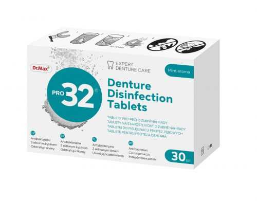 Dr.Max PRO32 Denture Disinfection Tablets 30 tablet Dr.Max