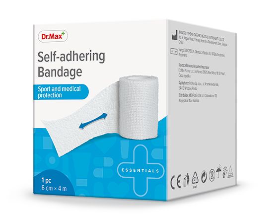 Dr.Max Self-adhering Bandage 6 cm x 4 m 1 ks Dr.Max