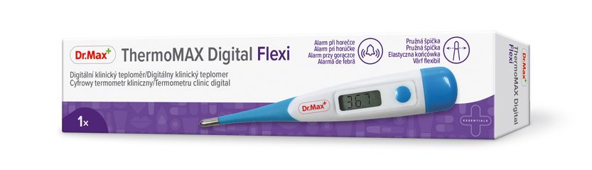 Dr.Max ThermoMAX Digital Flexi teploměr 1 ks Dr.Max