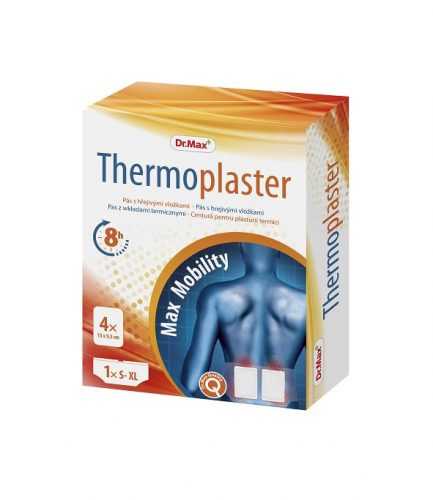 Dr.Max Thermoplaster Pás s hřejivými vložkami 4 vložky 13 x 9