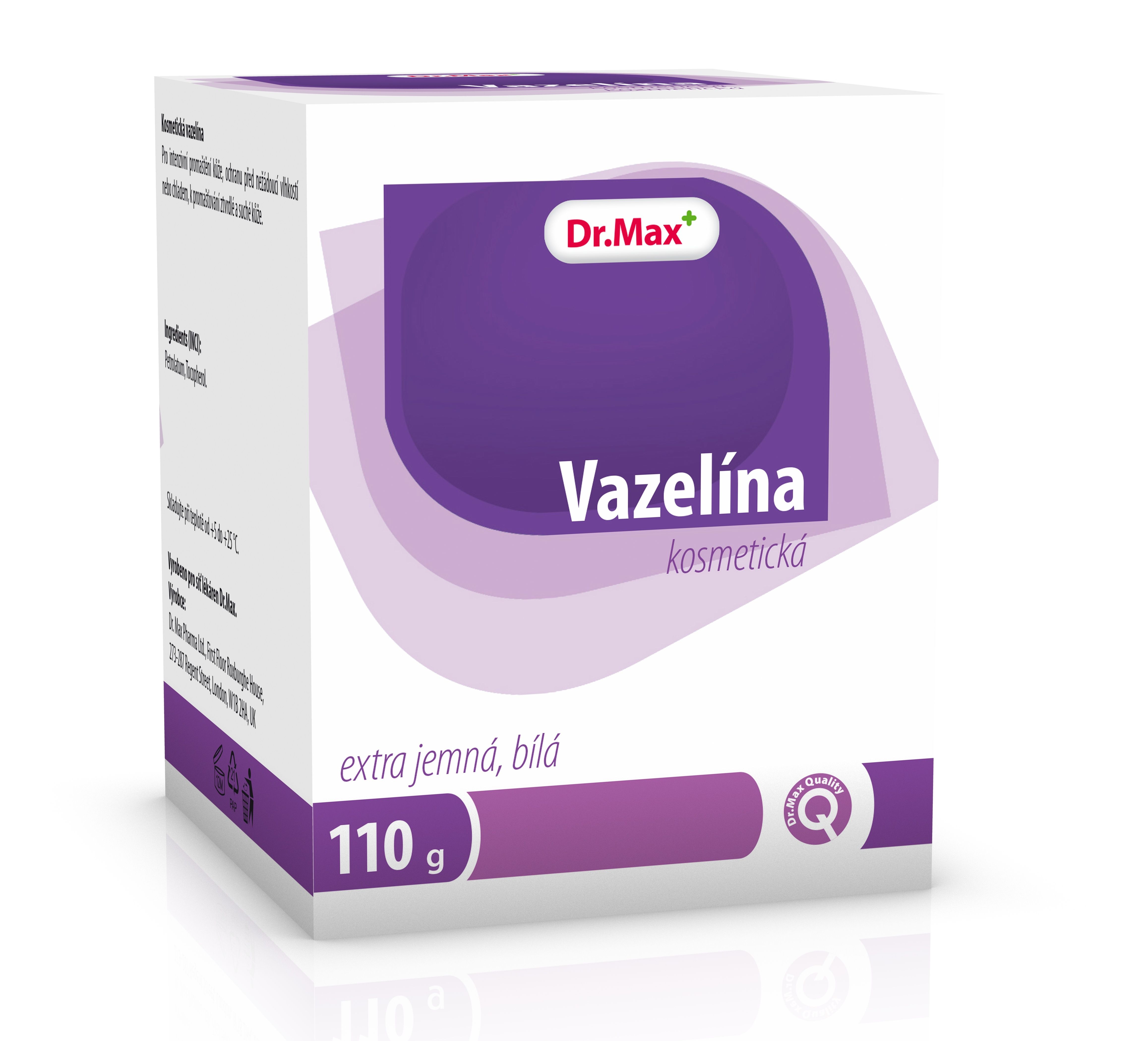 Dr.Max Vazelína kosmetická bílá 110 g Dr.Max