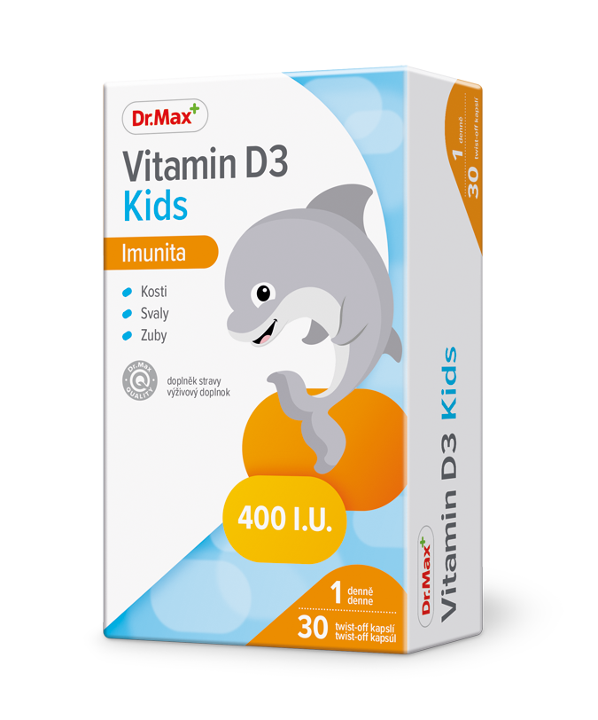 Dr.Max Vitamin D3 Kids 30 kapslí Dr.Max