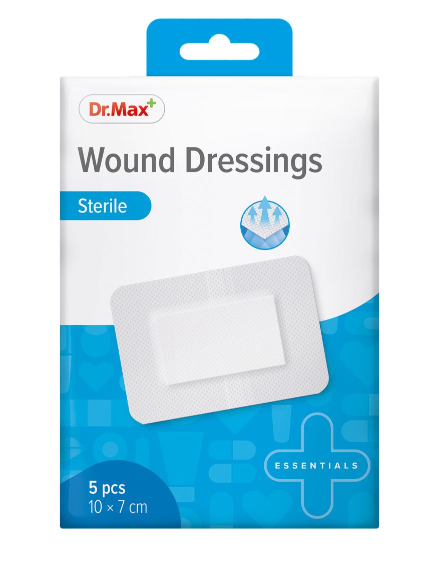 Dr.Max Wound Dressings Sterile 10x7 cm 5 ks Dr.Max