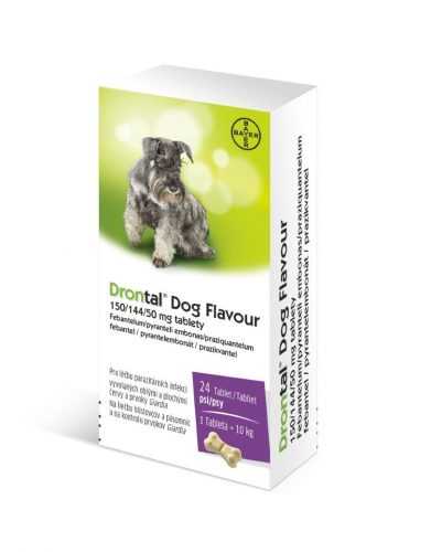 Drontal Dog Flavour 150/144/50 mg 24 tablet Drontal
