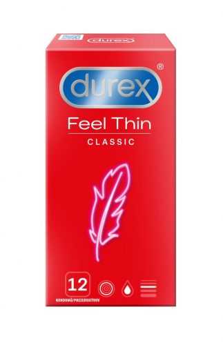 Durex Feel Thin Classic kondomy 12 ks Durex