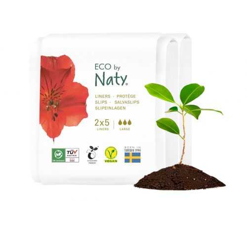 ECO by Naty Dámské ECO slipové vložky super cestovní balení 2x5 ks ECO by Naty