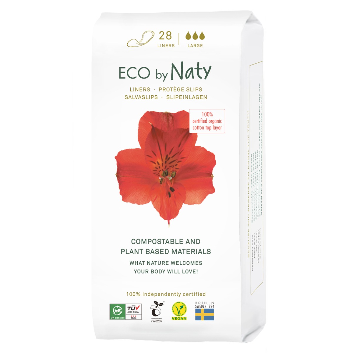 ECO by Naty ECO super dámské slipové vložky 28 ks ECO by Naty