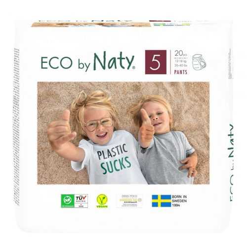 ECO by Naty Junior 12-18 kg plenkové kalhotky 20 ks ECO by Naty