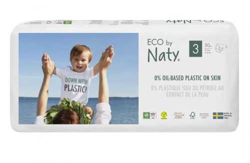ECO by Naty Midi 4-9 kg dětské plenky 50 ks ECO by Naty