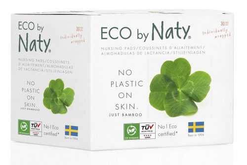 ECO by Naty Prsní vložky pro kojící ženy 30 ks ECO by Naty