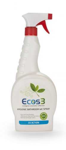 ECOS 3 Hygienický čistič koupelen a WC spray 750 ml ECOS 3