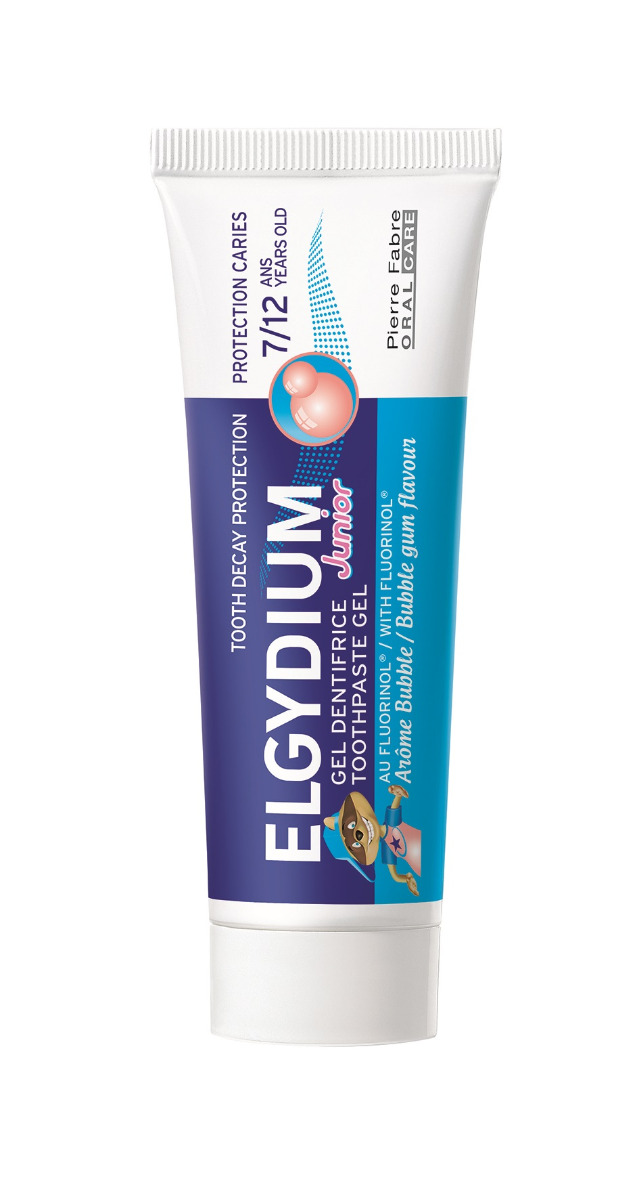 ELGYDIUM Junior Zubní pasta se žvýkačkovou příchutí 50 ml ELGYDIUM