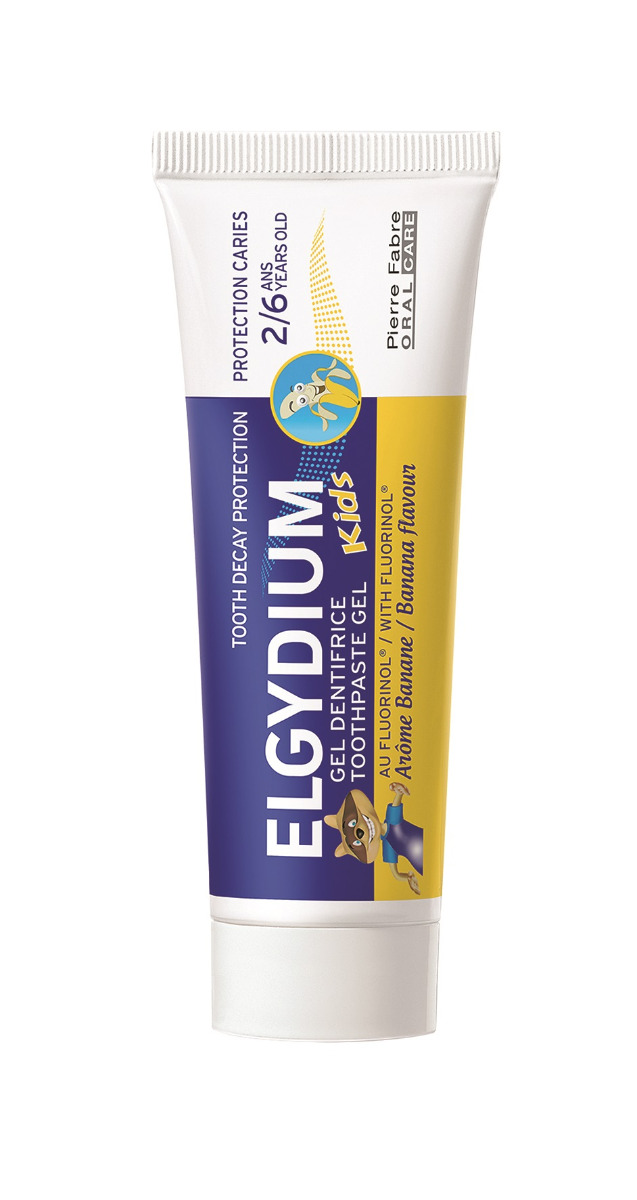 ELGYDIUM Kids Zubní pasta s banánovou příchutí 50 ml ELGYDIUM