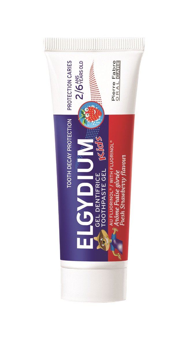 ELGYDIUM Kids Zubní pasta s jahodovou příchutí 50 ml ELGYDIUM