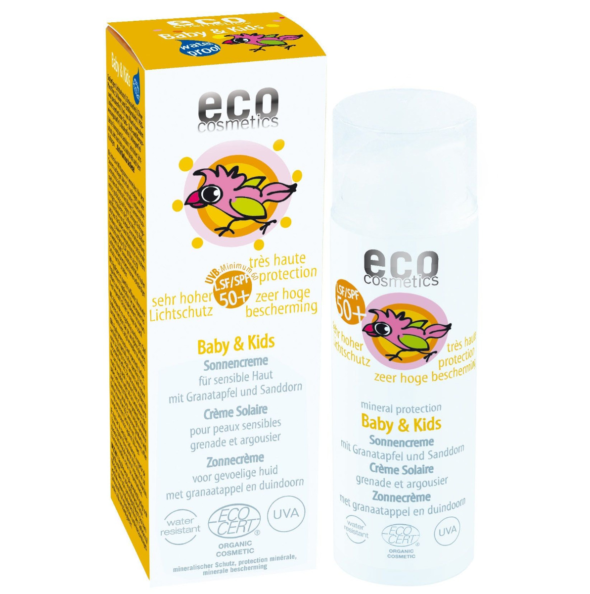 Eco Cosmetics BIO Dětský opalovací krém SPF50+ 50 ml Eco Cosmetics