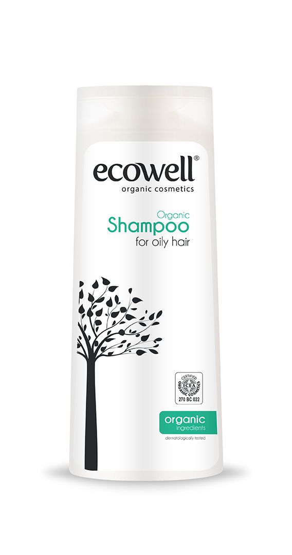 Ecowell Šampon na mastné vlasy BIO 300 ml Ecowell