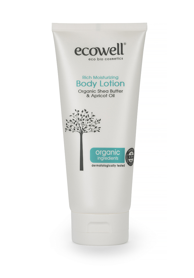 Ecowell Tělové zvlhčující výživné mléko BIO 200 ml Ecowell